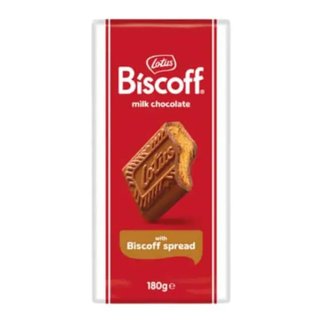 Lotus Biscoff Milk Chocolate with Biscoff Spread 180g