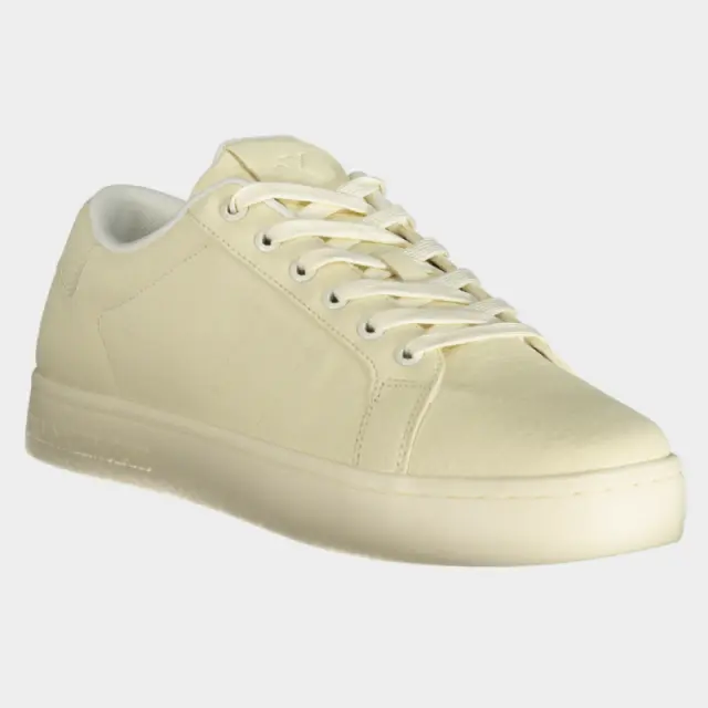 Calvin Klein - Ανδρικά Sneakers Δερμάτινα YM0YM01163-YBJ Εκρού - 46 2
