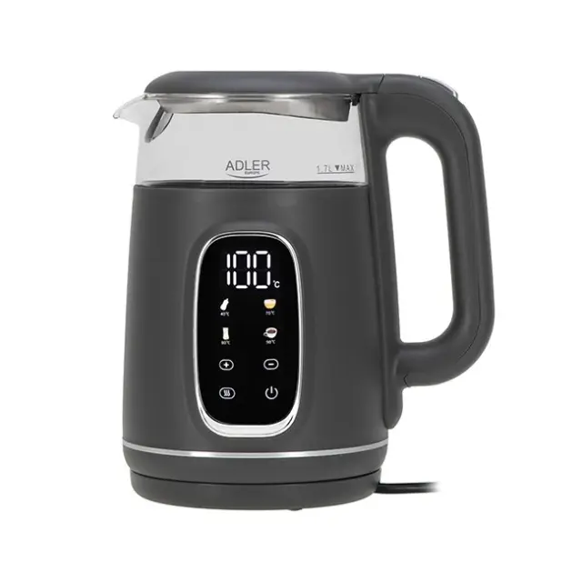 Adler Βραστήρας AD1305 1.7L 1850W Gray (AD 1305 G)