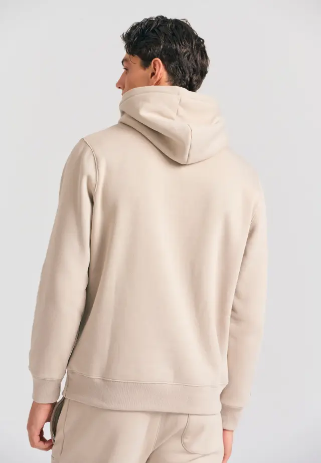 Funky Buddha Hoodie Greige FBM012-002-06-Greige - M 3