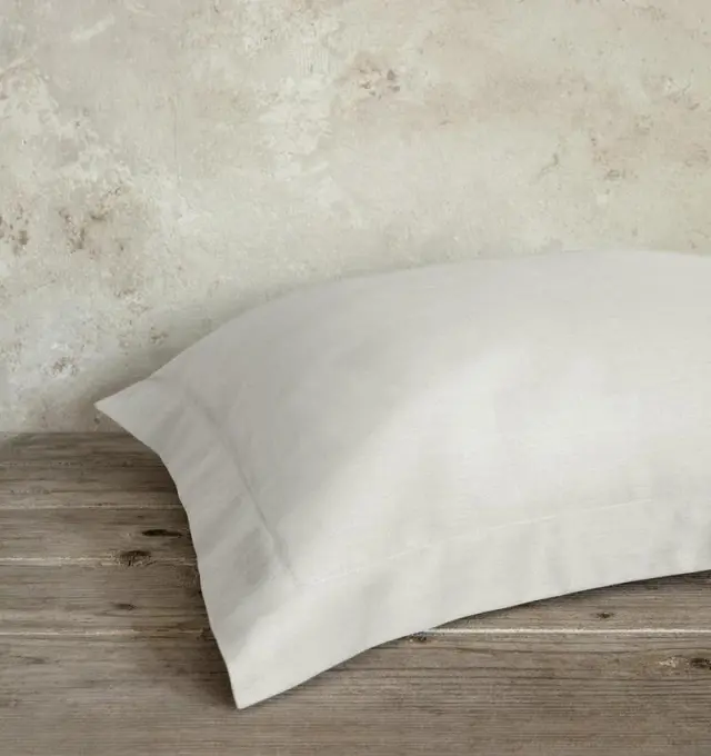 Μαξιλαροθήκες Ζεύγος 52x72 Superior Satin Fog Beige βαμβακοσατέν nima