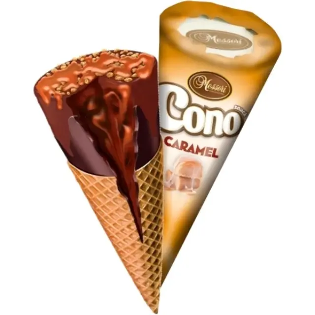 Messori Χωνάκι γκοφρέτας με γέμιση Caramel 22gr