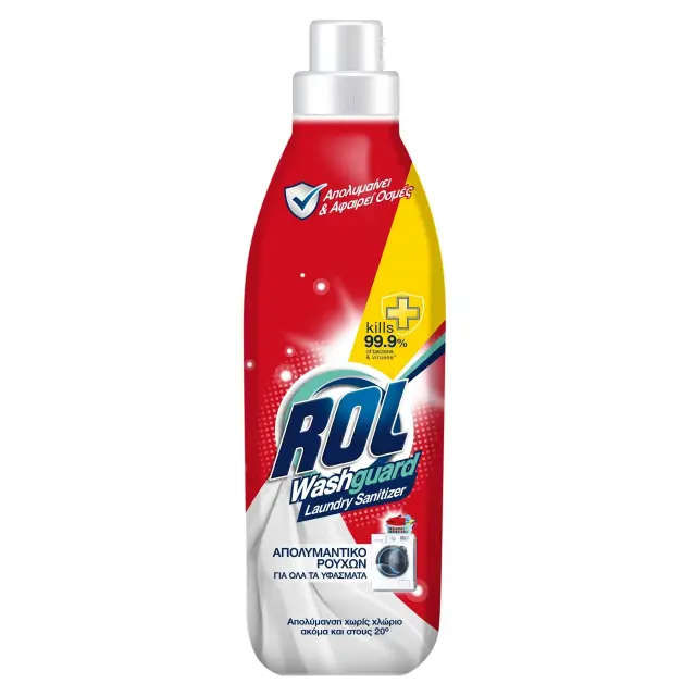 Rol Washguard Υγρό Απολυμαντικό Ρούχων για Όλα τα Υφάσματα 1lt