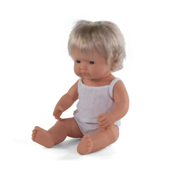 MINILAND DOLLS MINILAND ΚΟΥΚΛΑ ΚΑΥΚΑΣΙΑ ΞΑΝΘΙΑ 38 CM ΜΕ ΕΣΩΡΟΥΧΑ
