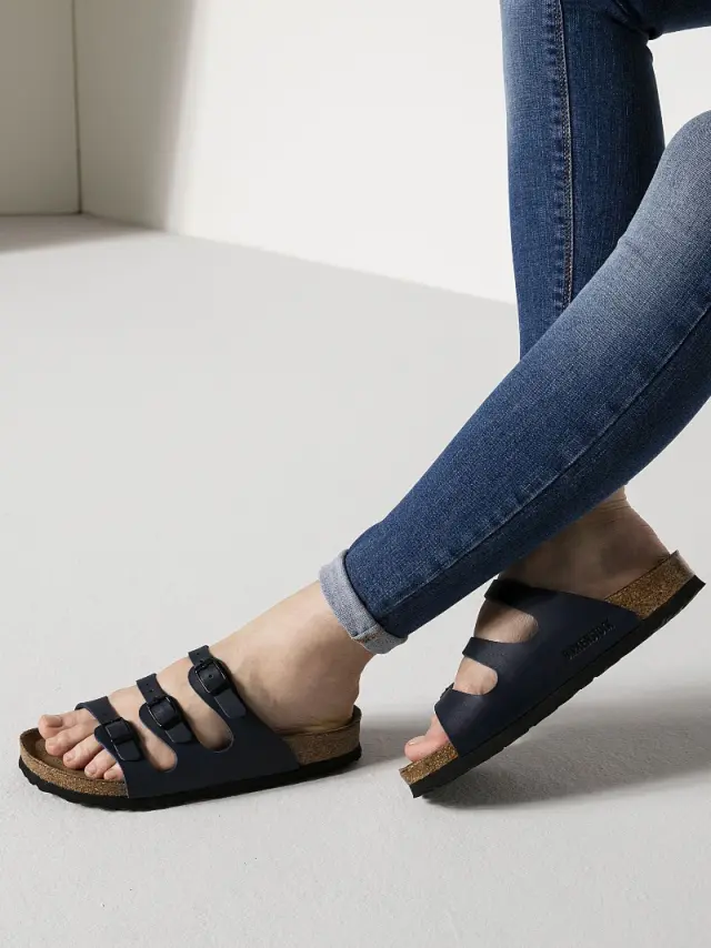Birkenstock Πέδιλα Γυναικείο Birko-Flor(ανθεκτικό υλικό της Birkenstock-επιτρέπει την επαφή με το νερό) Μαύρο BIR/FLORIDA 053013 BLACK 2