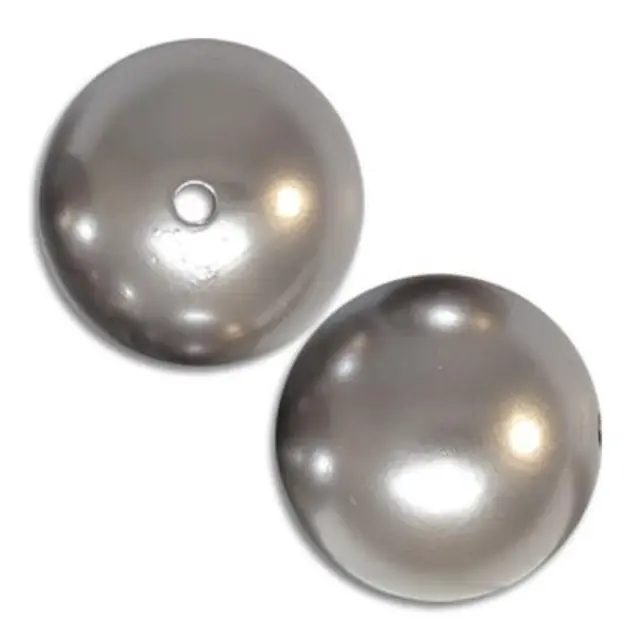 Τεχνητή Χάντρα Silver Pearl 18mm - 12τεμ