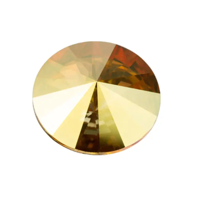 Swarovski 1122 Rivoli Crystal Metallic Sunshine Ø10.7mm (SS47) - 6τεμ