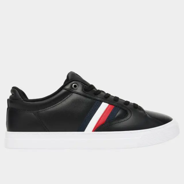 Tommy Hilfiger - Ανδρικά Sneakers Icon Court Stripes FM0FM05628-BDS Μαύρο - 46