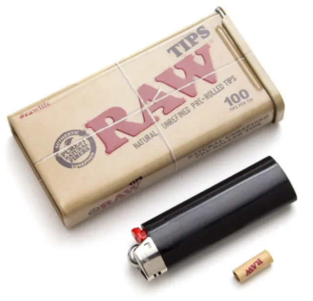 RAW Pre-Rolled Tips Τζιβάνα Σε Μεταλλικό Κουτί - Προτυλιγμένη 100τεμ. 3