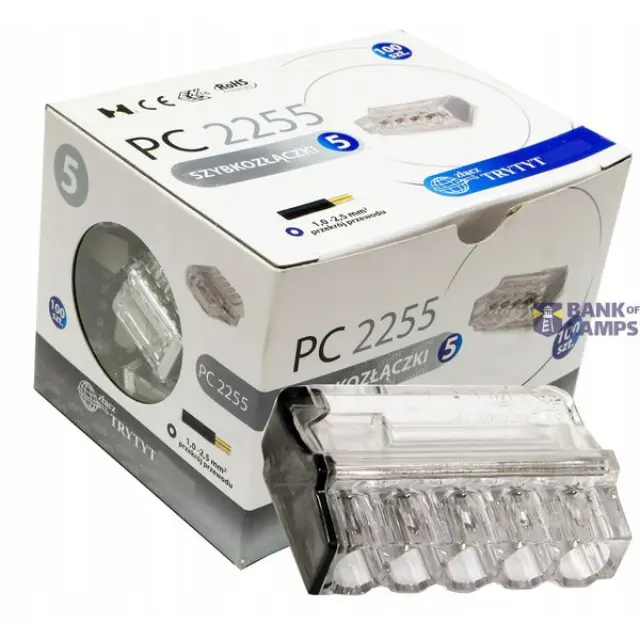 Connector clip flexible 5*2.5 PC2255 WAGO TRYTYT