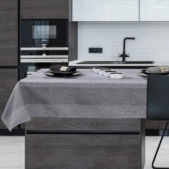 DAS HOME ΤΡΑΠΕΖΟΜΑΝΤΗΛΟ 140Χ240 0898 GREY 2
