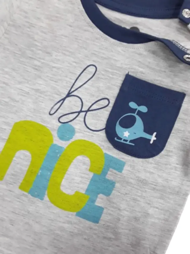 T-shirt Μπλουζάκι Be Nice Venere Grey 8010644 - 12 M (80cm) 2