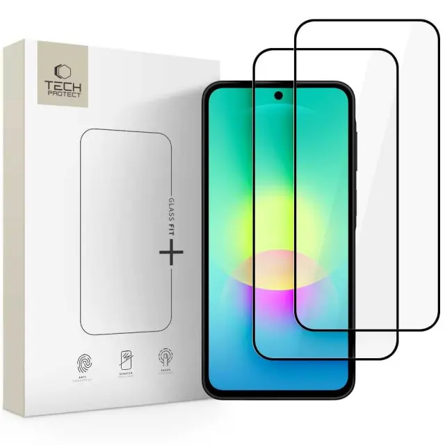 Tech-protect Glass Fit+ 2-pack Galaxy A27 5g Black