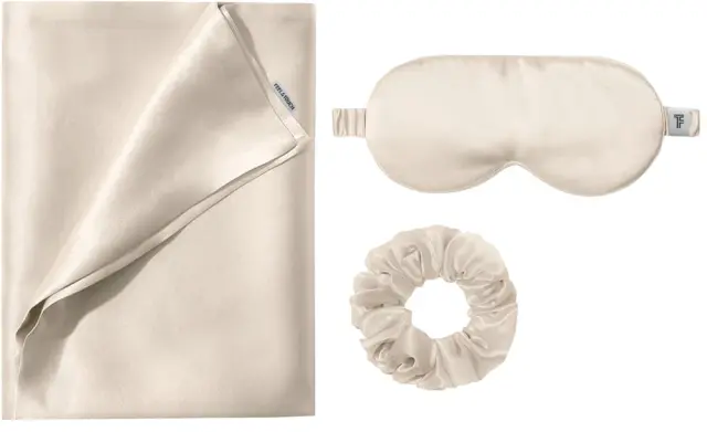 BEAUTY SLEEP SET (Μαξ/θήκη-Μάσκα Ύπνου-Scrunchies) CHAMPAGNE GUY LAROCHE 2