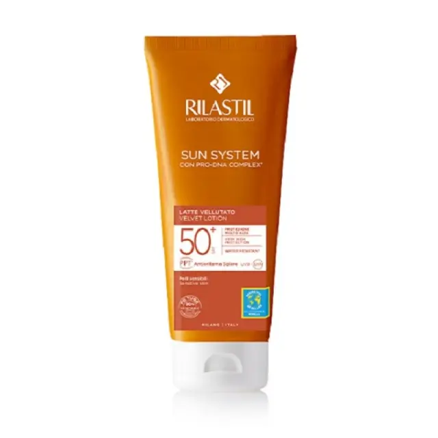 Rilastil Sun System Velvet Lotion SPF50+ Αντηλιακό Γαλάκτωμα Προσώπου-Σώματος 200 ml