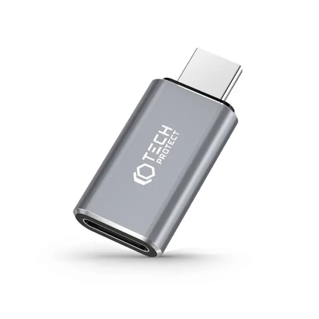Tech-Protect UltraBoost USB-C to Lightning Adapter Gray