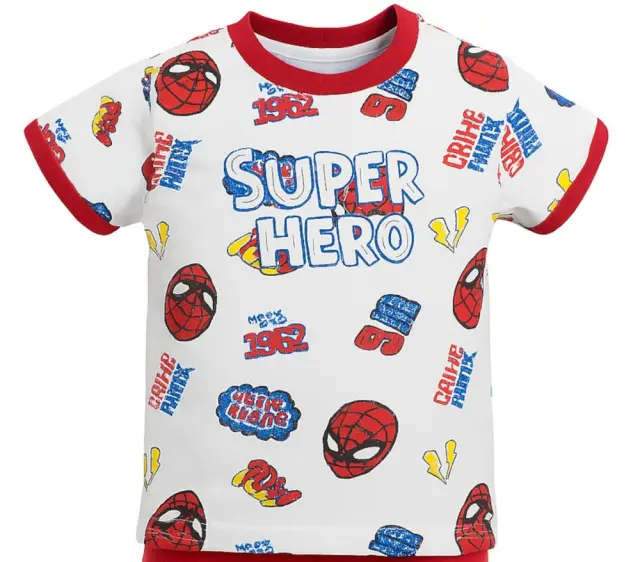 Πιτζάμα Καλοκαιρινή Super Hero Spider Red 8010355 - 6-7 Y (122cm) 2