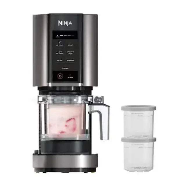 Ninja NC302EU CREAMi Ice Cream & Frozen Dessert Maker Παγωτομηχανή 3x473ml Black / Silver
