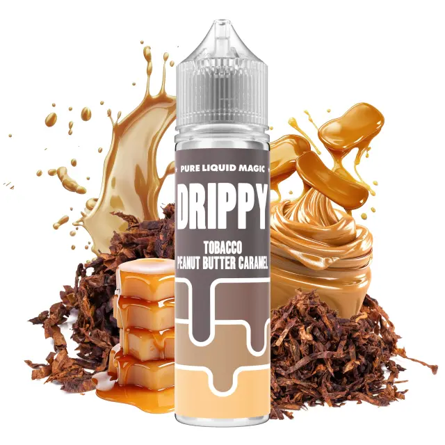 Tobacco Peanut Butter Caramel 20ml (60ml) - Drippy Flavorshots