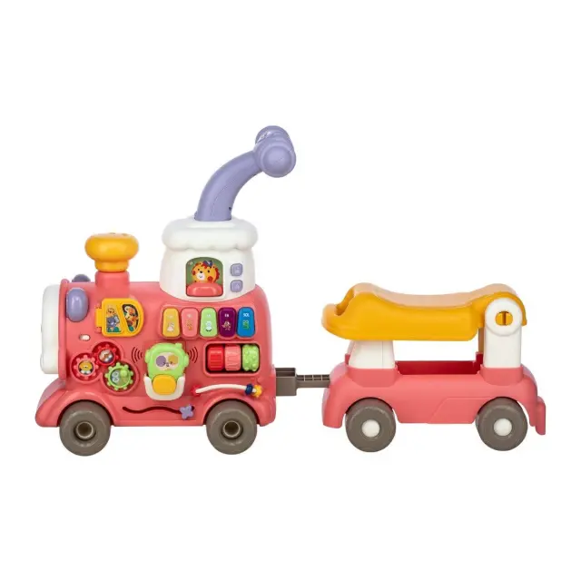 FreeON Free2Move Magic Train Τρενάκι Περπατούρα 5 σε 1 Pink 12+ Μηνών 3