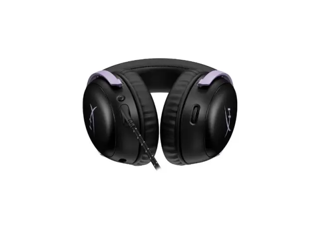 HP HyperX Cloud III Over Ear Wired Gaming Headset Black Lavender (DF7F0AA) 3