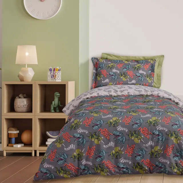 Σετ Σεντόνια 170x260 Μονά Das Home 4931 Grey-Cream Χωρίς Λάστιχο70% Βαμβάκι-30% Πολυέστερ