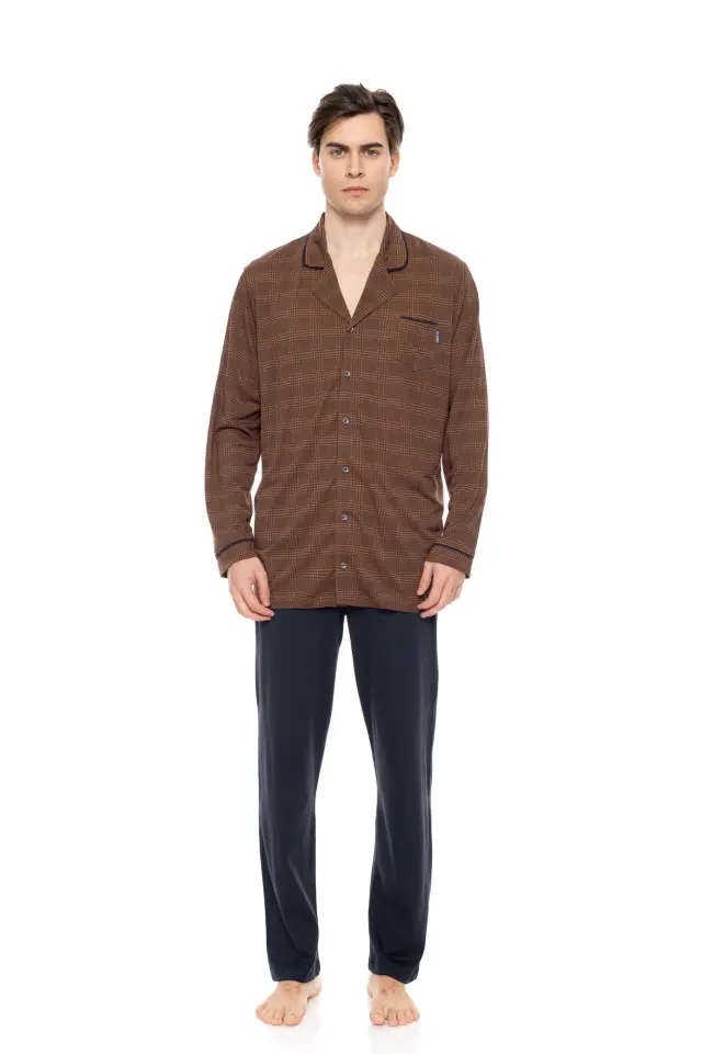W-M743 - Type - PYJAMA BRONZE PLAID - L 3
