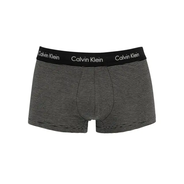 Calvin Klein Ανδρικό Boxer Stripes - Τριπλό Πακέτο, Χρώμα White- B&W Stripe- Black 2