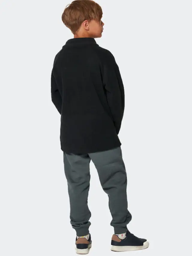 Body ActionΑθλητική Παιδική Ζακέτα Fleece Black - 14 χρονών 2