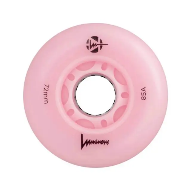 LUMINOUS Ροδάκια Led Flamingo 72χιλ./85A - Ροζ