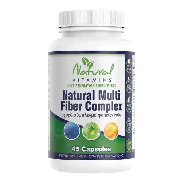 Natural Vitamins Natural Multi Fiber Complex 45 Κάψουλες