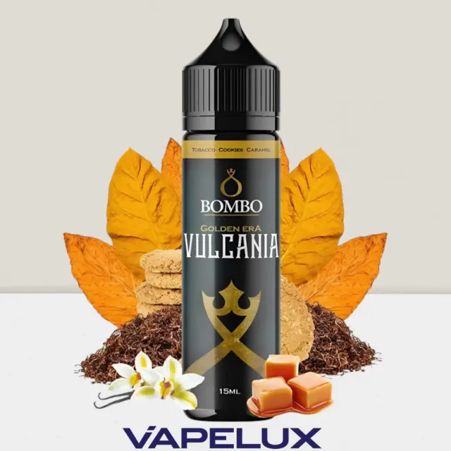 Bombo Golden Era Flavor Shots Vulcania 15ml to 60ml