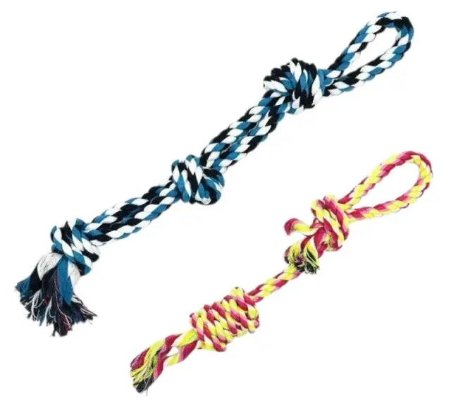 Παιχνίδι σκύλου σχοινί με κόμπους - 60cm - 550641 2
