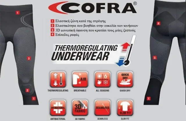 Ισοθερμικό Κολάν Cofra Bredik anthracite 3