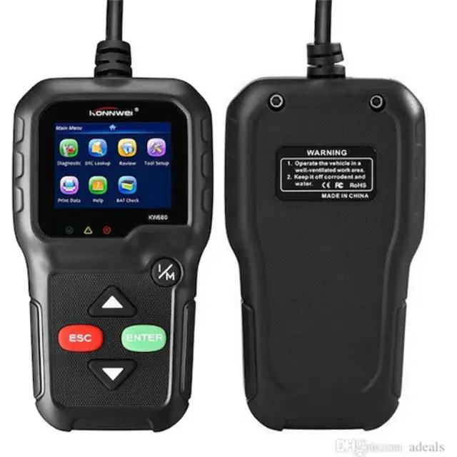 Konnwei KW680 Διαγνωστικό Αυτοκινήτου Ψηφιακό OBD 2 με Καλώδιο 3