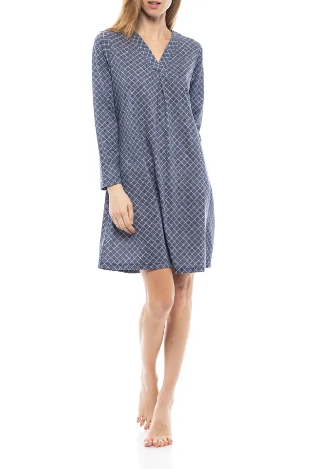 W1123 - Type - NIGHTGOWN BLUE JEAN