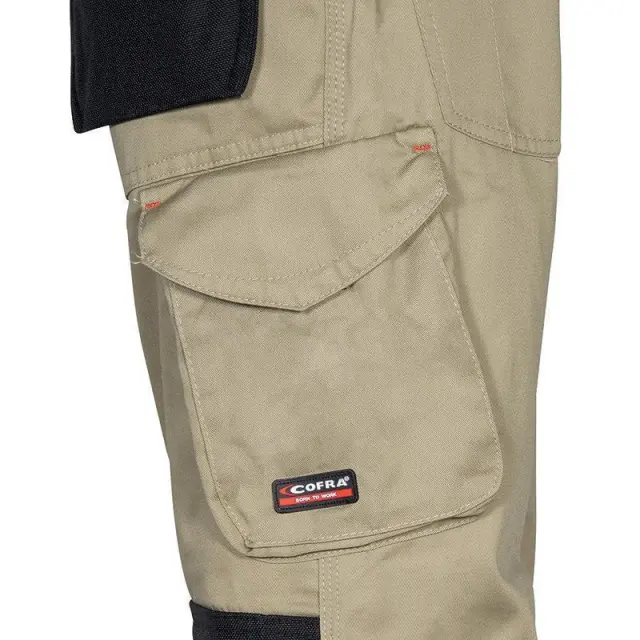 Παντελόνι Εργασίας Cofra Bricklayer khaki/black 3