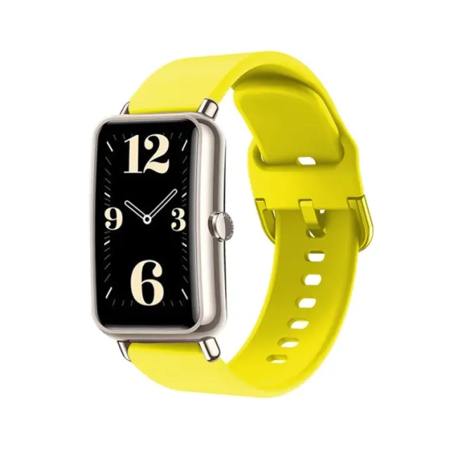 Λουράκι Σιλικόνης για Huawei Band 6-Yellow OEM