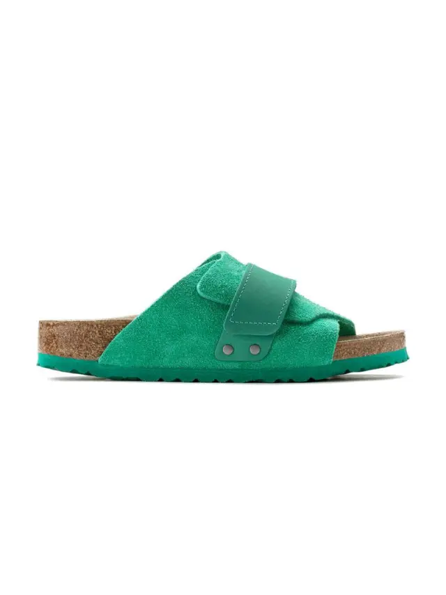 Birkenstock Πέδιλα Γυναικείο δέρμα Nubuck/Suede Πράσινο BIR/KYOTO 1022299 GREEN - 38 3