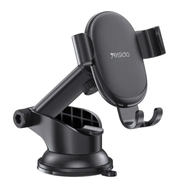 Yesido® C120 Gravity Holder Βάση Dashboard/ Windshield Για Kινητά Μαύρη