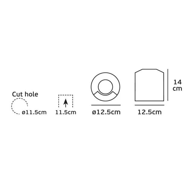 Rout VK/02129/AN/1/W – Φωτιστικό Led δαπέδου χωνευτό 9W 3000K IP67 Ανθρακί 3