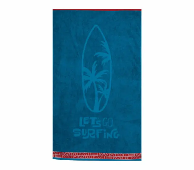 ΠΕΤΣΕΤΑ ΒΑΜΒ.LETS GO SURFING 70X120 BLUE