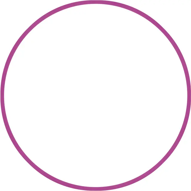 AMILA Χούλα Χουπ HQ 80cm - Φ19mm - 330gr, Φούξια ( 98815)