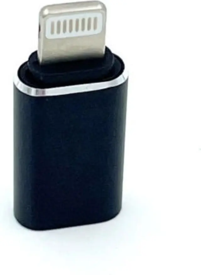 Maxlife Μετατροπέας USB-C / Lightning male σε USB-C / Lightning female Γκρι