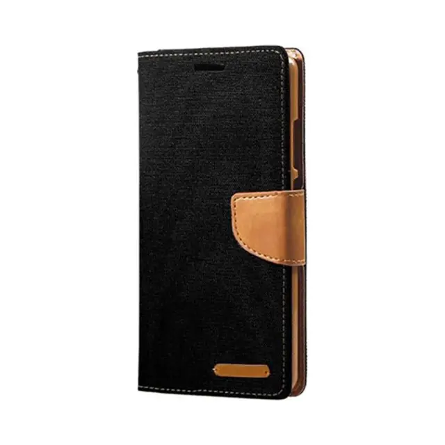 Canvas Book Case Sony Xperia XZ Black