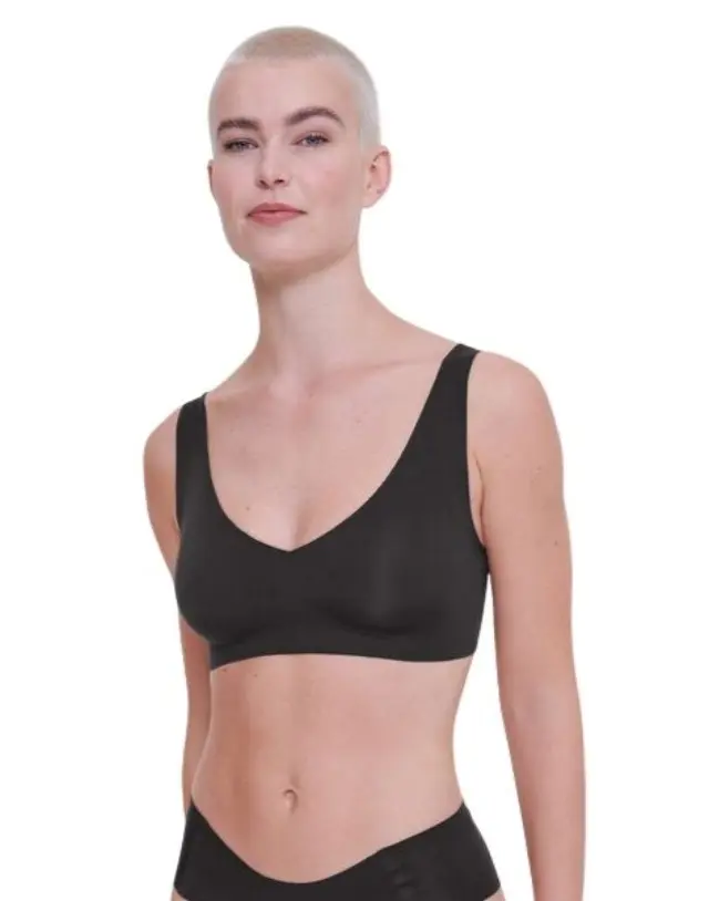 Sloggi Γυναικείο Μπουστάκι ZERO Feel 2.0 Bralette, Χρώμα Μαύρο