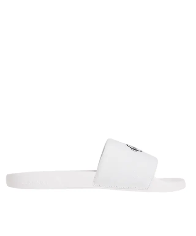 Calvin Klein – Γυναικείες Παντόφλες Ess Slides Cv HW0HW02958-01W Λευκό