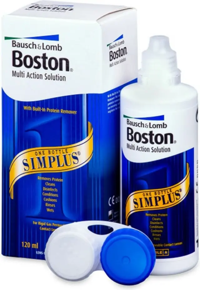 Bausch & Lomb Boston Simplus Multi Action Solution Υγρό Φακών Επαφής 120ml