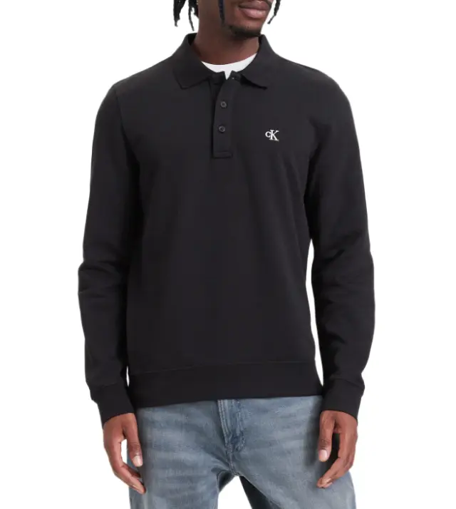 CalvinKlein ανδρική μακρυμάνικη πόλο μπλούζα LV04RH235G-1