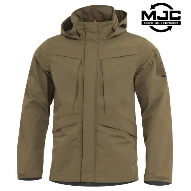 Pentagon Hurricane Shell Jacket-Μπουφάν Αδιάβροχο για Καθημερινή-Υπηρεσιακή Χρήση - 01-Black-Μαύρο 2